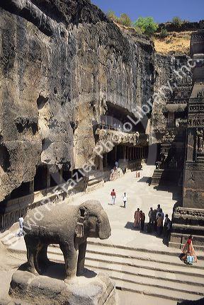 Kailasa Temple of the Ellora Caves in India.