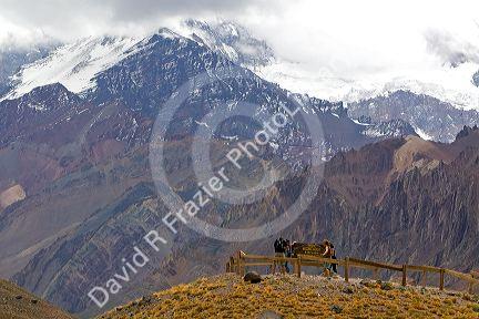 Mount Aconcagua in the Andes Mountain Range, Argentina.