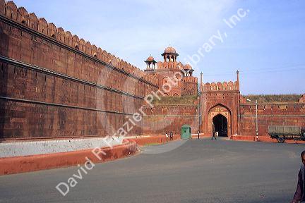 Red Fort in New Delhi, India.