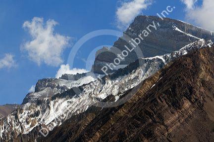 Mount Aconcagua in the Andes Mountain Range, Argentina.