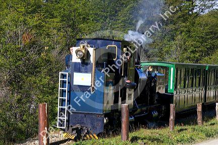The Southern Fuegian Railway or the End of the World Train is a narrow gauge railway in the Tierra del Fuego National Park near Ushuaia, Argentina.