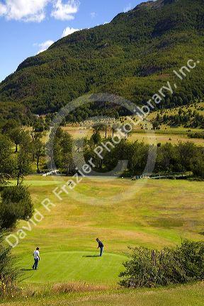 Ushuaia Golf Club in the city of Ushuaia on the island of Tierra del Fuego, Argentina.