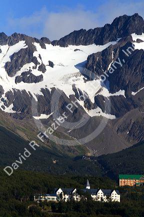 Martial mountain range at Ushuaia, Tierra del Fuego, Argentina.