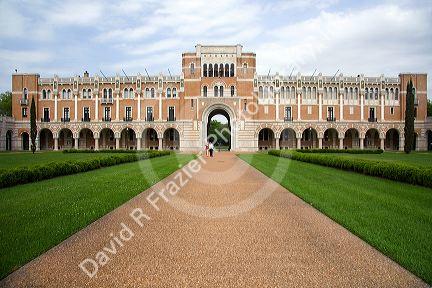 Lovett Hall on the campus of William Marsh Rice University in Houston, Texas.