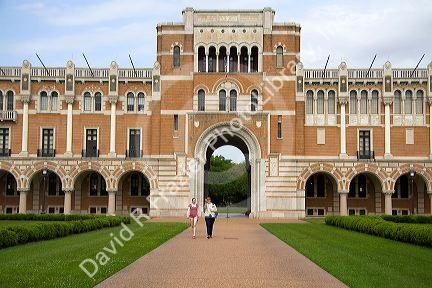 Lovett Hall on the campus of William Marsh Rice University in Houston, Texas.