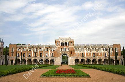 Lovett Hall on the campus of the William Marsh Rice University in Houston, Texas.