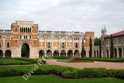 Lovett Hall on the campus of William Marsh Rice University in Houston, Texas.