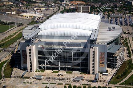Aerial view of Reliant Stadium in Houston, Texas.