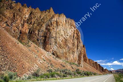 Idaho State Highway 75 near Challis, Idaho.