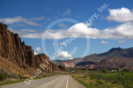 Idaho State Highway 75 near Challis, Idaho.