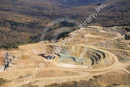 Delamar open pit silver mine in Owyhee County, Idaho.