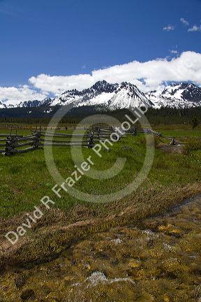 The Sawtooth Valley near Stanley, Idaho.
