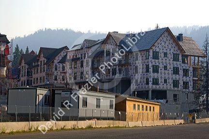 Building construction haulted due to bankruptcy at Tamarack Resort near Donnelly, Idaho.
