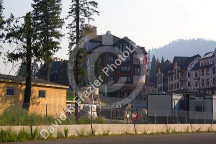 Building construction haulted due to bankruptcy at the Tamarack Resort near Donnelly, Idaho.