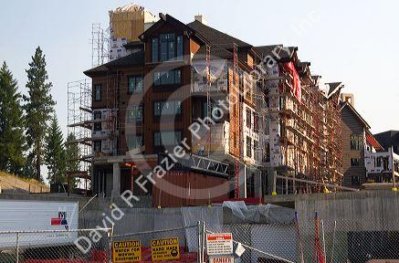 Building construction haulted due to bankruptcy at the Tamarack Resort near Donnelly, Idaho.