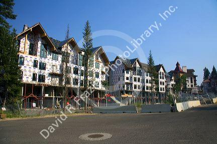 Building construction haulted due to bankruptcy at the Tamarak Resort near Donnelly, Idaho.