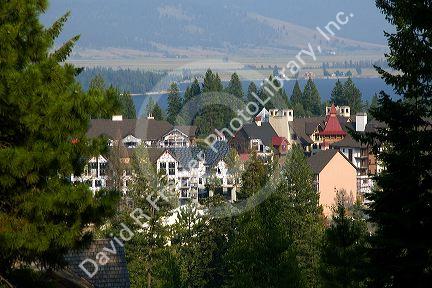 Building construction haulted due to bankruptcy at the Tamarak Resort near Donnelly, Idaho.