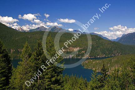 Ross Lake in the North Cascade Range, Washington.