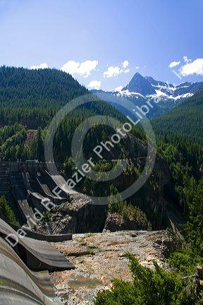 Diablo Dam in the North Cascade Range, Washington.