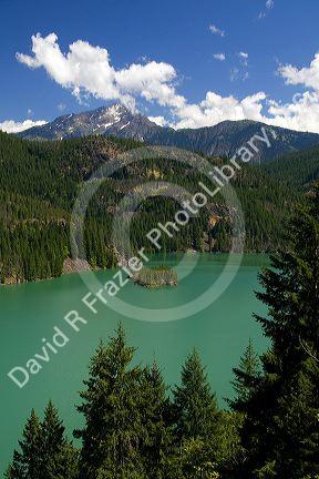 Diablo Lake in the North Cascade Range, Washington.
