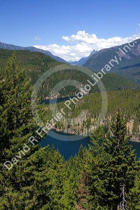 Ross Lake in the North Cascade Range, Washington.