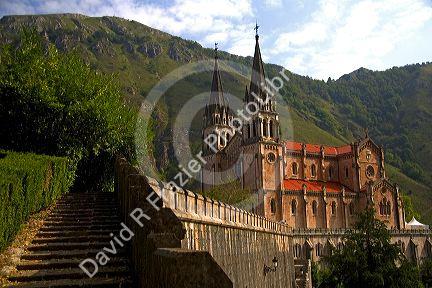 Basilica de Covadonga, Asturias, northwestern Spain.