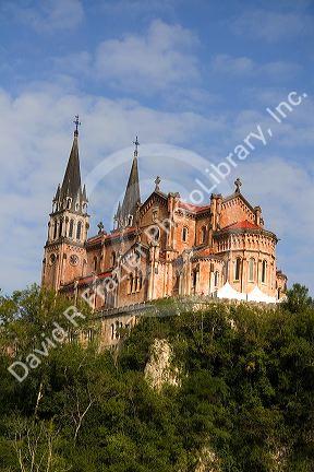 Basilica of Covadonga, Asturias, northwestern Spain.