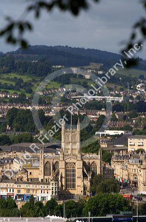 The Abbey Church of Saint Peter in the city of Bath, Somerset, England.