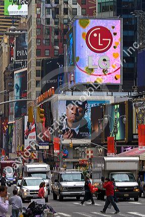 Times Square in Manhattan, New York City, New York, USA.