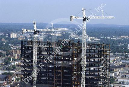 New skyscraper construction in Nashville, Tennessee.