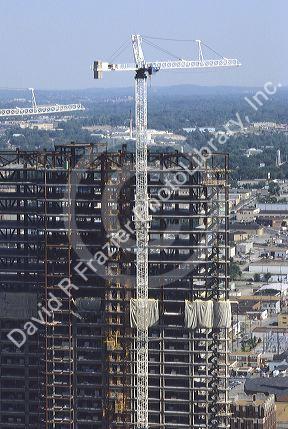 New skyscraper construction in Nashville, Tennessee.