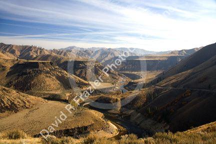 The south fork of the Boise River flowing through Elmore County, Idaho, USA.