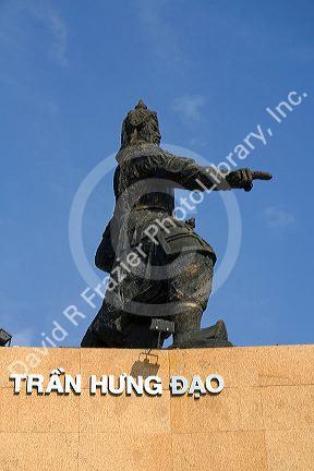 Statue of Tran Hung Dao in Ho Chi Minh City, Vietnam.
