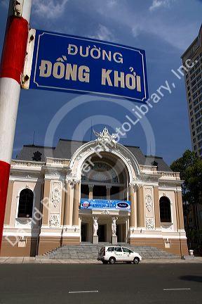 The Saigon Opera House in Ho Chi Minh City, Vietnam.