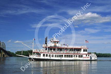 Mark Twain Riverboat on the Mississippi River.