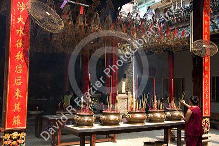 Quan Am Pagoda, a famous Chinese temple in the Cholon district of Ho Chi Minh City, Vietnam.