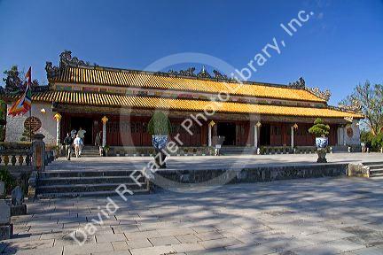 Thai Hoa Temple at the Imperial Citadel of Hue, Vietnam.