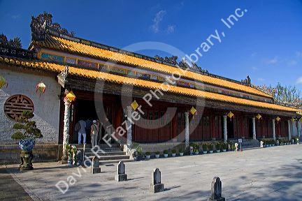 Thai Hoa Temple at the Imperial Citadel of Hue, Vietnam.