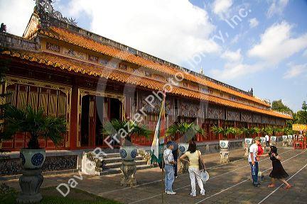 The Imperial Temple within the Imperial Citadel of Hue, Vietnam.