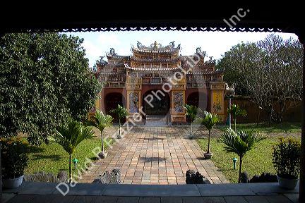 Hien Nhan Gate within the Imperial Citadel of Hue, Vietnam.