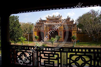 Hien Nhan Gate within the Imperial Citadel of Hue, Vietnam.
