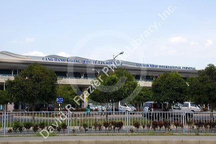 Exterior of the Tan Son Nhat International Airport in Ho Chi Minh City, Vietnam.