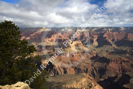 South Rim view of the Grand Canyon, Arizona, USA.