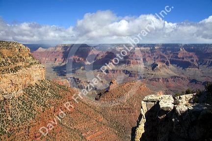 South Rim view of the Grand Canyon, Arizona, USA.