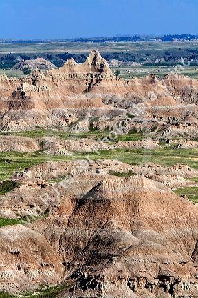 Badlands National Park in southwest South Dakota, USA.