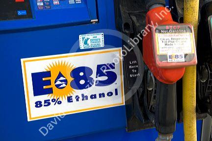 85% Ethanol fuel pump in Minnesota, USA.