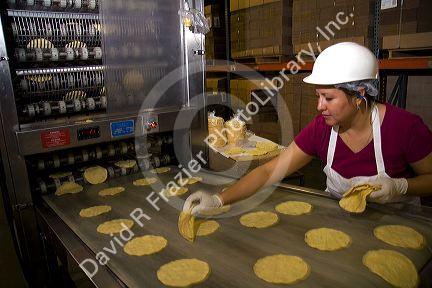 Corn tortilla processing factory located in Caldwell, Idaho, USA. 
