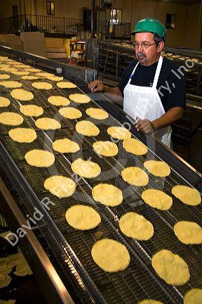 Corn tortilla processing factory located in Caldwell, Idaho, USA. 