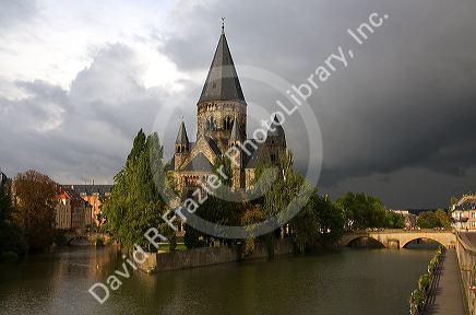 The Temple Neuf in Metz, France.