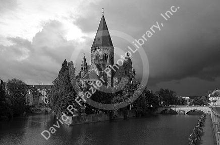 The Temple Neuf in Metz, France.